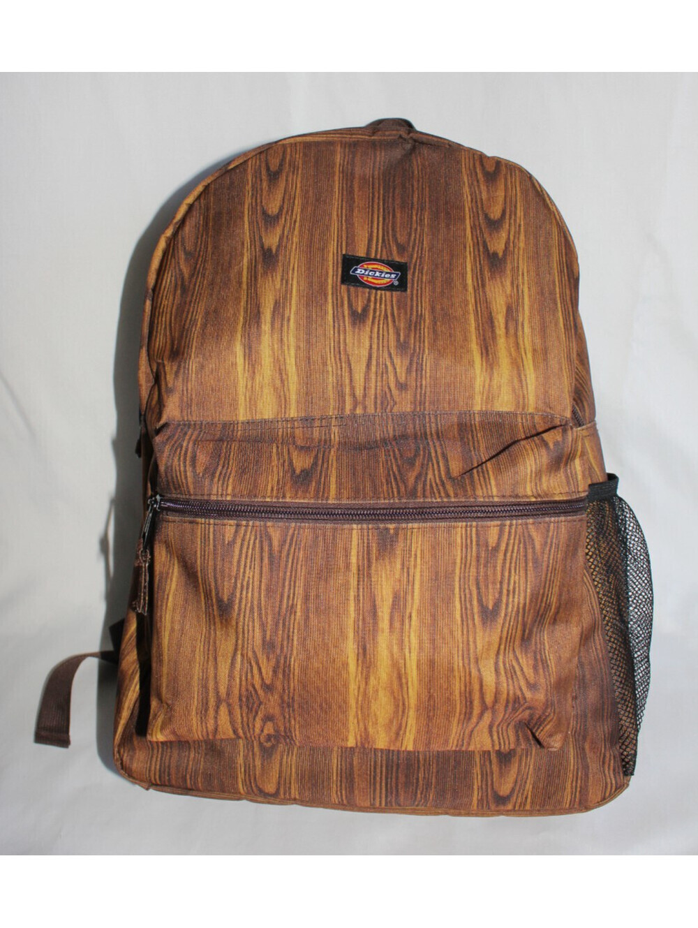 RARE Dickies Wood Grain Full Size Backpack - Vintage Skate Workwear 23L Daypack